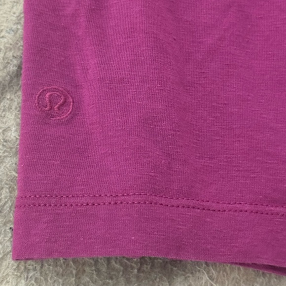 Lululemon All Yours Cropped T-Shirt Purple Size 4 - Picture 5 of 6